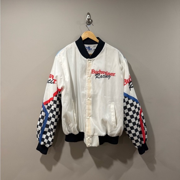 Vintage Budweiser Racing F1 Fanimation Chalk Line Jacket - Picture 2 of 10